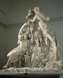 Der Farnesische Stier, römische Kopie eines griechischen Originals von Apollonios von Tralles